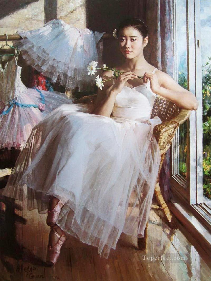 Ballerina Guan Zeju31 Chinese Oil Paintings